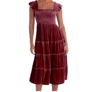 Opt velvet mocked nap dress
